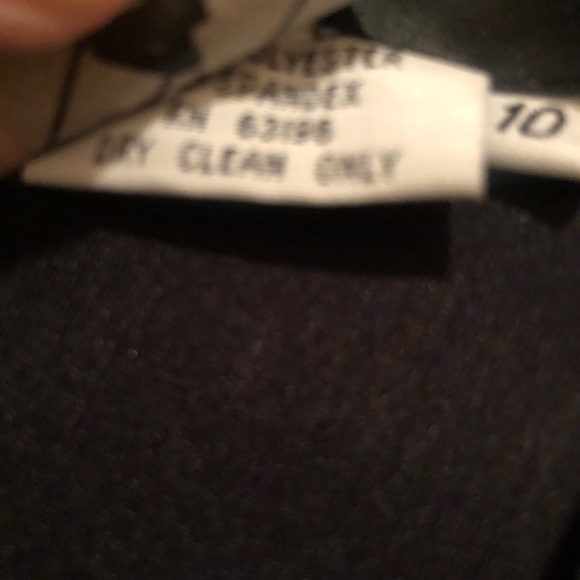 Long Black Cocktail Dress - Picture 5 of 5